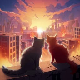 Обложка фанфика И будут только кошки