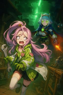 Обложка фанфика Зелёный отсвет над Нод-Краем