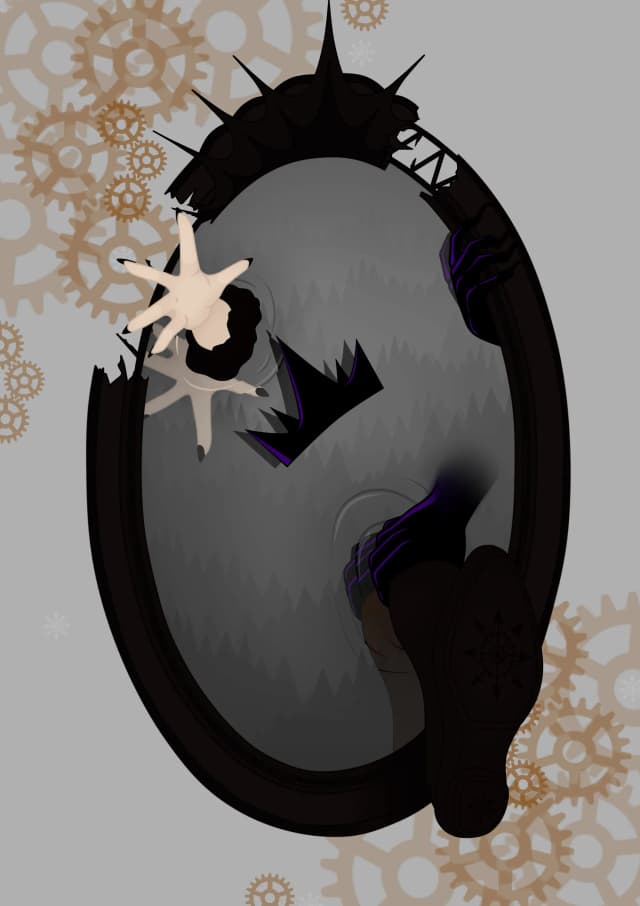 Обложка фанфика Зов по ту сторону зеркала